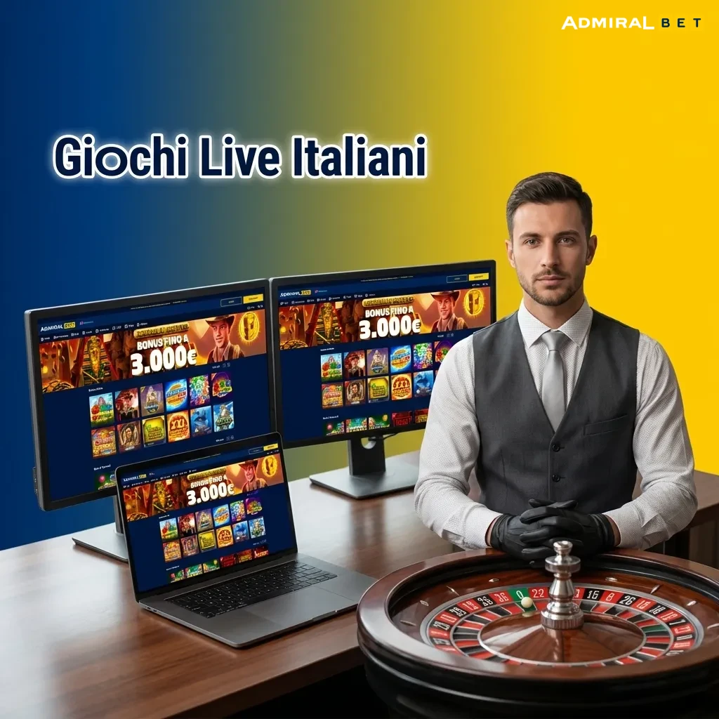 Italian live casino games with native-speaking croupiers at themed tables for local players