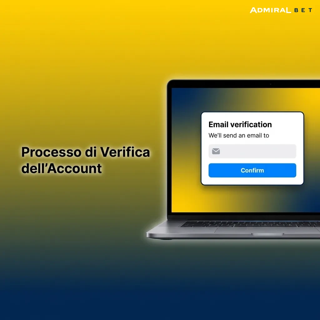 Person uploading ID and residence documents on AdmiralBet account verification page on laptop screen